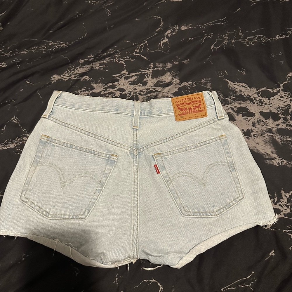Levi's Women's Light Wash Jean Shorts